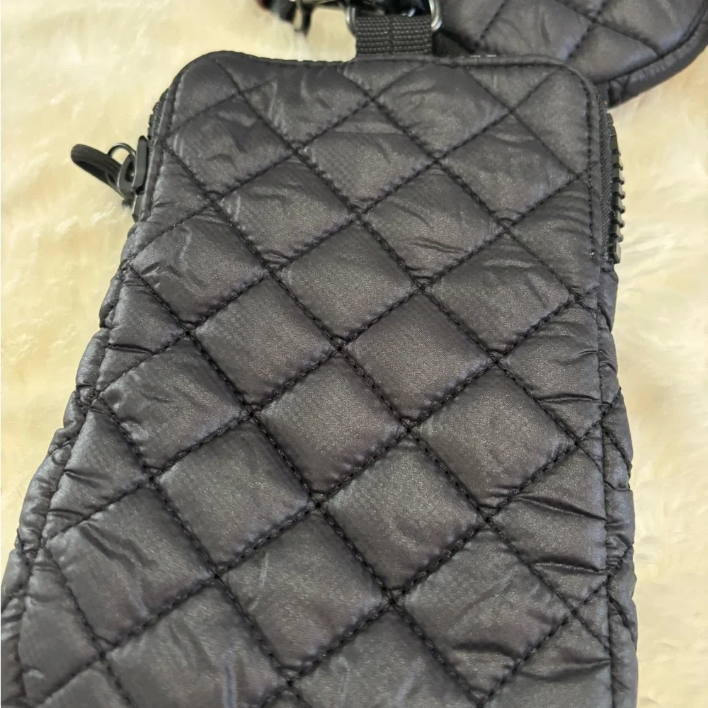 MZ Wallace Black Quilted Crossbody with Pouch - Picture 12 of 12